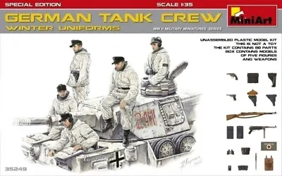 Miniart 1:35 Scale Model Kit  German Tank Crew Winter Special Edition  MIN35249 • £10.35