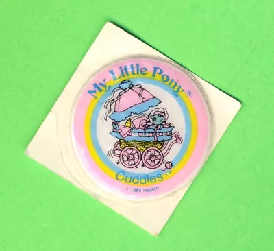 1985 MY LITTLE PONY G1 MLP Original CUDDLES Baby Buggy Set PUFFY STICKER Unused • $7.99