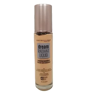 Maybelline Dream Radiant Liquid Hydrating Foundation #40 Nude NEW SEALED • $8.99