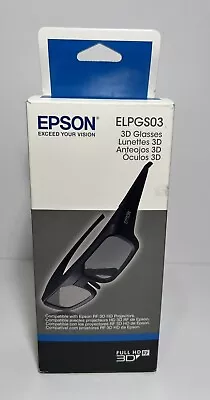 New Genuine ELPGS03 RF 3D Glasses For Epson Projector With USB Cable EH-TW5100 • $48