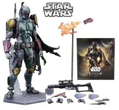 Star Wars Mandalorian Boba Fett 11  Action Figure Play Arts Kai C17 • $89.99