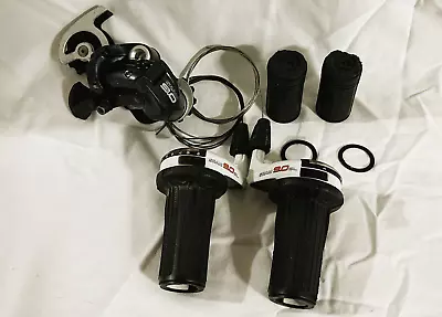 SRAM 9.0 SL Grip Shifters And Rear Derailleur 3x9 Vintage Mtb Mountain Bike Race • $83.50