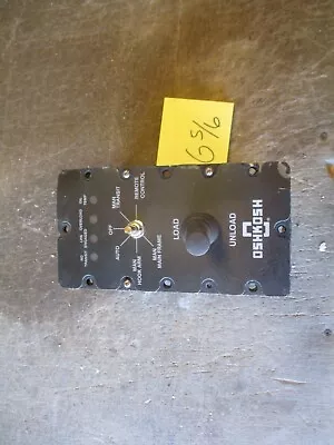 Used Oshkosh Cab Control Box Marked  BAD  Sold For Parts Military Cargo Truck  • $49