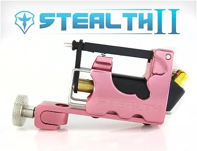 STEALTH Ver. 2 Rotary Tattoo Machine Motor Liner Shader Bearings RCA Case PINK • $64.99