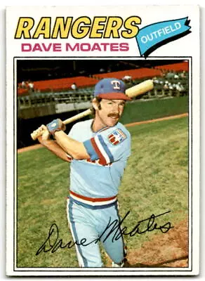 1977 Topps Dave Moates #588 Texas Rangers VG-EX • $2.95