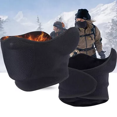 Cold Weather Neck Warmer Ear Cover Windproof Fleece Thermal Scarf Ski Face Mask • $9.69