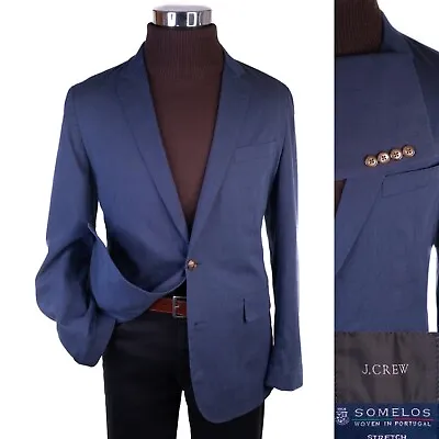 J. Crew Size 40R Ludlow Somelos Slim Fit Unstructured Coat Jacket Stretch Cotton • $59.75