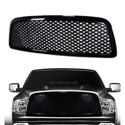 Grille For 2006-2008 Dodge Ram 1500 2500 3500 4000 4500 Bumper Grill Gloss Black • $79.55