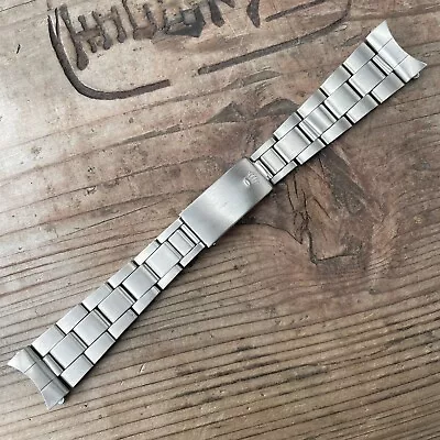 [Flaw] Vintage ROLEX Oyster Steel Folded Bracelet 7835 357 End 19mm Men #1178 • $222.50