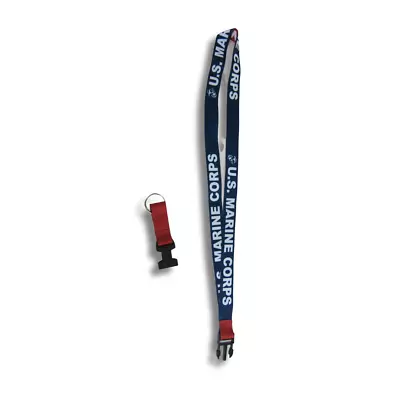 US Marine Corps Sublimated Imprint On Removable Clasp Lanyard Official Licensed • $10.99