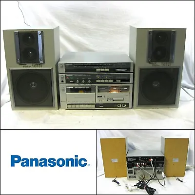 Panasonic RS-350 SU-350 ST350L SB-505 Radio Cassette HiFi System • $220