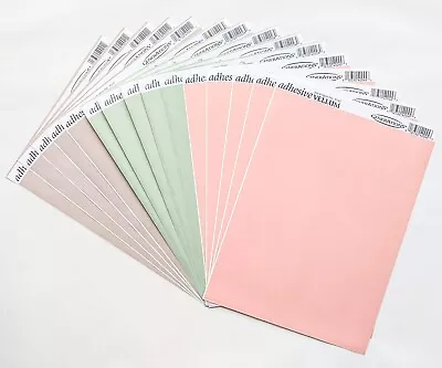 15 X A4 (11  X 8.5 ) Self-Adhesive Vellum - 3 Colours - Just 30p Delivered (556) • £4.50