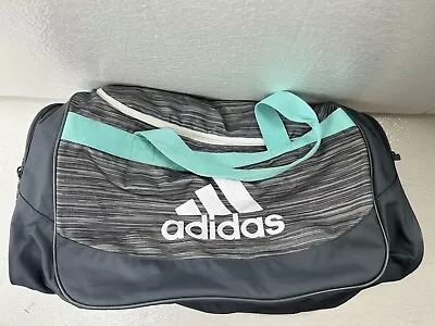 Adidas Teal/gray Small Duffell Sports Bag • $20