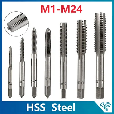 M1-M24 HSS Machine Taps Metric Machine Plug Tap Thread Cutter Thread Repair • $3.36
