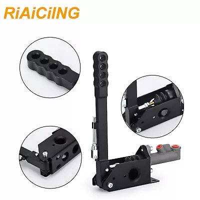 Hydro E-Brake Racing Rally Parking Lever Gear Hydraulic Handbrake Aluminum Black • $38.55