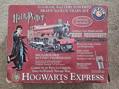 Vintage 2008 Lionel Harry Potter Hogwarts Express G Gauge Train Set Complete • $149.99