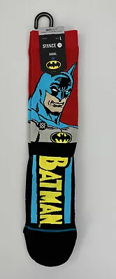 Men's Size Large Stance Crew Socks Batman Multicolor Batman Comic Retro Batman • $17.99