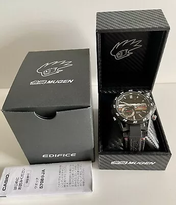 Mugen X Casio Edifice 50th Anniversary Watch  (ECB-40MU-1A) • $800