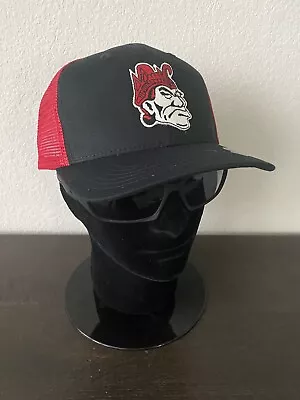 Sdsu San Diego State Throwback Monty Aztecs Black & Red Snap Trucker Hat Cap New • $18.48