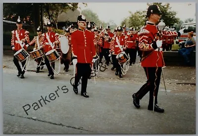 Military Photograph Queens Lancashire Regiment Bandsmen Drum Major & Conductor • £3.50