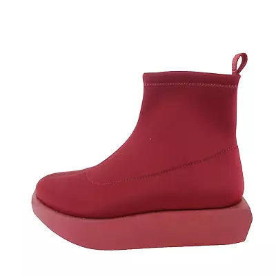 Un United Nude Shoes Women's Ankle Boots Shoes Fabric Red Wa Bootie Low 37 New • $223.70