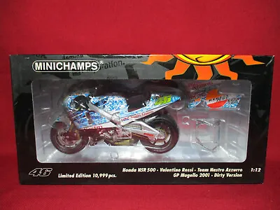 Valentino Rossi Honda NSR500 Nastro Azzurro GP Mugello 2001 WORLD CHAMPION 1/12 • $123.05