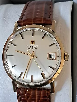 Classic TISSOT Cal. 2461 Solid 9ct Gold Watch VGWO Professionally Serviced + Box • £395