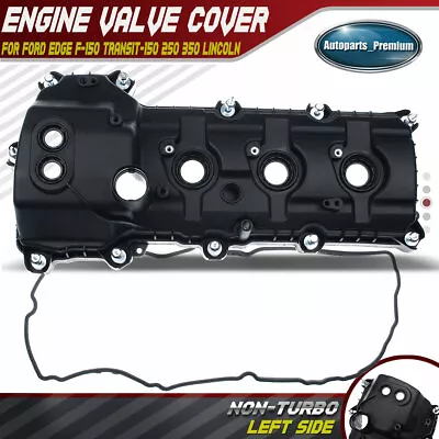 Front Left Engine Valve Cover W/Gasket For Ford Edge F-150 11-17 Mustang Lincoln • $66.99