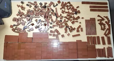 Lego Brown Bricks Bulk Value Lot 1x1 1x2 1x4 2x2 2x4 2x6 2x8 1lb 12oz! • $32