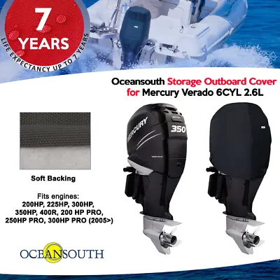 Oceansouth Cowling Cover For Mercury Verado 6 CYL 2.6L • $70.52