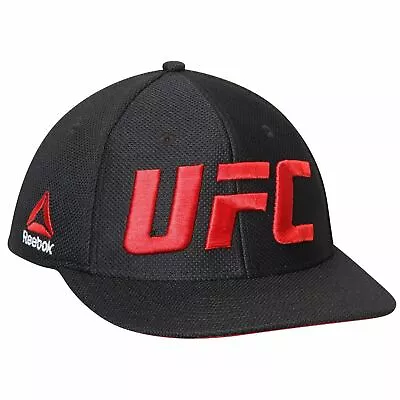 Mens Reebok UFC Flat Visor Flex Hat - Black | Red • $19.99