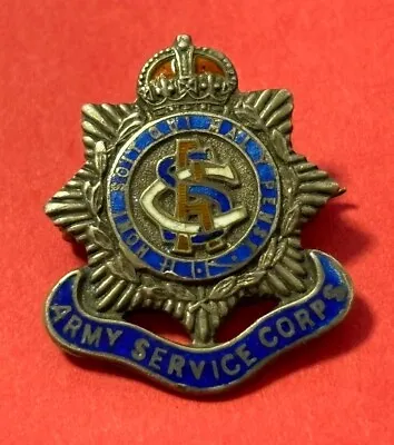 Vintage Original Canadian Army Service Corps 1” Tall Badge Pin • $4.99