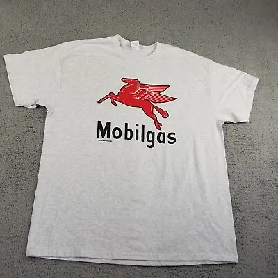 Vintage Mobilgas T-shirt Pegasus Men XL Licensed By Mobil Oil Corporation • $24.88