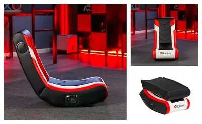 NEW Horizon 2.0 Sound Floor Rocker Gaming Chair Red/Black- X Rocker (Box Packed) • $59.99