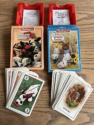 £12.50 • Buy Waddingtons Sylvanian Families & Pound Puppies Card Games