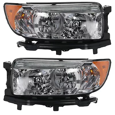 Headlight Set For 2006-2008 Subaru Forester Wagon Left And Right With Bulb 2Pc • $250.78