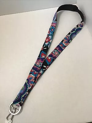 Vera Bradley HAYMARKET PAISLEY  WIDE  Lanyard  ID Badge Holder And Keychain  NWT • $12.75