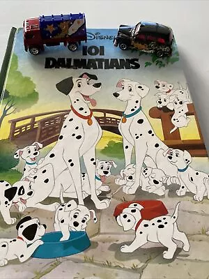 101 DALMATIANS By Walt Disney - Hardcover Plus 2 Matchbox Cars. Preowned • $7.95