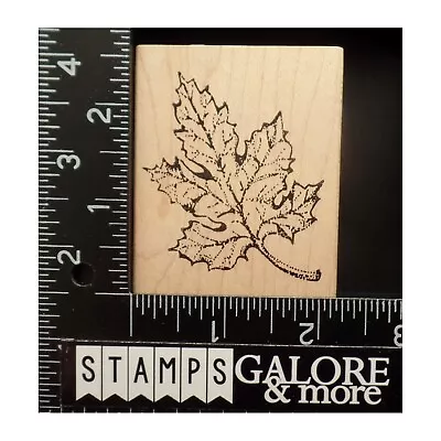 Northwoods Rubber Stamps MAPLE TREE LEAF LEAVES #T21 • $4.79