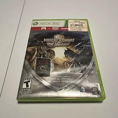 Mortal Kombat Vs DC Universe - Silver Shield Combo Pack - Xbox 360 • $14