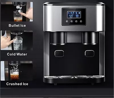 $389 • Buy Countertop Stainless Steel Ice Maker With Crushed Ice /Cube Ice /Water Dispenser