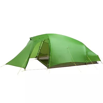 Vaude Hogan Sul XT 2-3 Person Tent With Vorraum Awning Tunnel Tent Green • $770.91