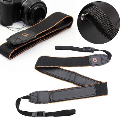 $5.87 • Buy Camera Shoulder Neck Soft Strap Belt For Sony A6500 A6300 NEX-7 RX100 V A7R II