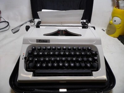 £50 • Buy Vintage Erika Model  155 Portable Mechanical Typewriter Case Manual GDR Retro