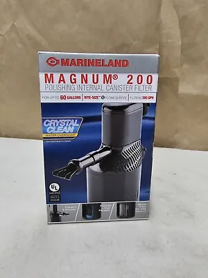 Marineland 200  Magnum Polishing Internal Canister Filter 60 Gal | Free Shipping • $49.99
