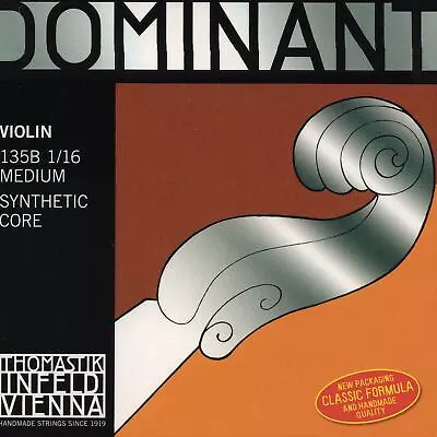 Dominant 1/16 Violin String Set - Medium With Steel Ball End E • $79.95