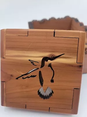 Wood You Tell Me WYTM Hummingbird Trinket/Jewelry Box • $14.95