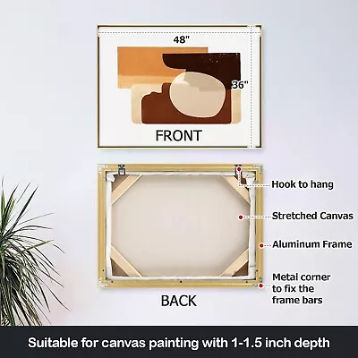 FOLKOR Floating Frame For 36x48 Canvas Paintings DIY Metal Canvas Frame READ • $45