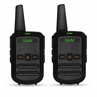 2PCS WLN KD-C52 MINI Kids WALKIE TALKIE 8W 1000MAH RECHARGEABLE TWO-WAY RADIO US • $28