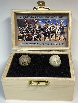 France Napoleonic Wars Set Of Originalauthentic Musket Balls From Battlefield • $45